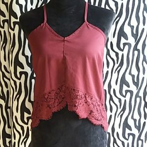 Tobi burgandy tank top